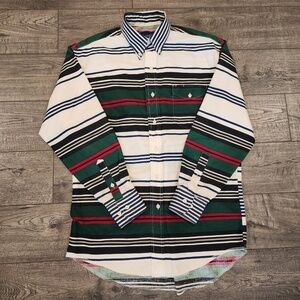 VTG Wrangler Brushpopper Western Shirt X-Long Tails 15 1/2 -33 Single Needle